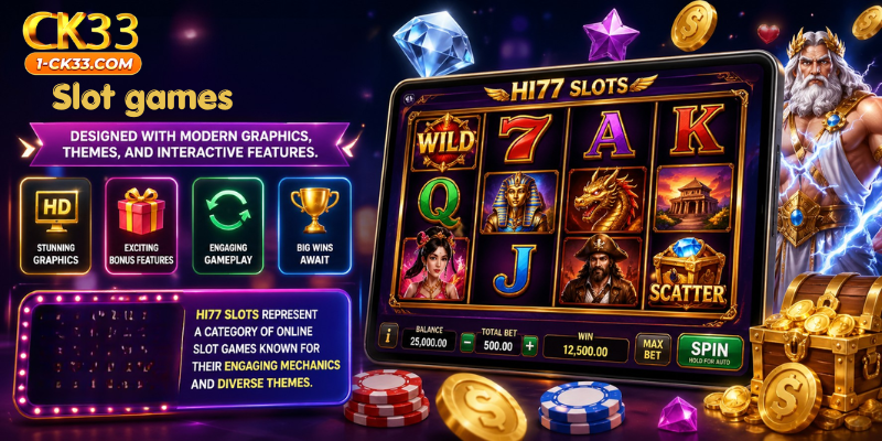 Slot games are digital adaptations of traditional slot machines, designed with modern graphics, themes, and interactive features.