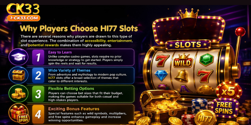 Why Players Choose HI77 Slots
