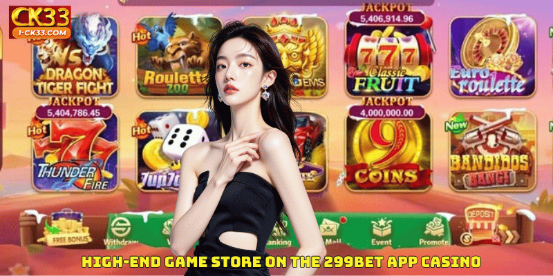 High-End Game Store On The 299BET App Casino