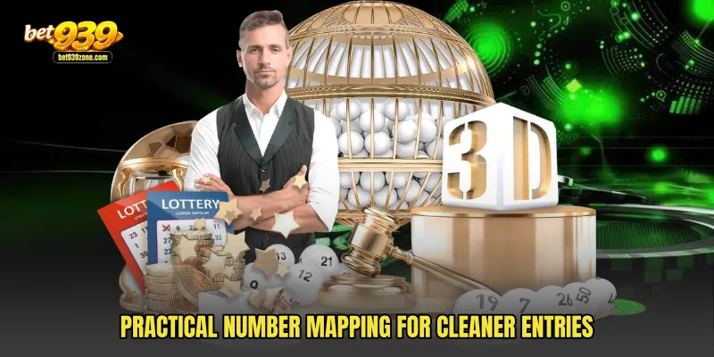 Practical number mapping for cleaner entries